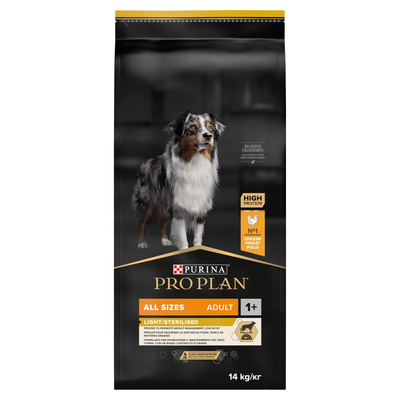Purina Pro Plan Adult Light Optiweight Sterilised Kip & Rijst 14kg