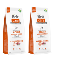 BRIT CARE Hond Hypoallergeen Volwassen Middelgroot Lamsvlees 2x12kg
