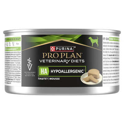 PRO PLAN Veterinary Diets HA Hypoallergeen natvoer voor honden 195g