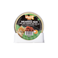 UNIQ PETS Natvoer voor katten ROYAL BEEF rundvleespaté met lancetzaad 30 g x 8 st 