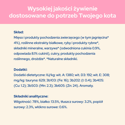 CAT CHOW Kittenvoer met lam en courgette in saus 85g - 20 PACKS + 6 GRATIS !!! + Groominghandschoen - Cat Chow GRATIS 