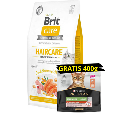Brit Care Cat Grain-Free Haircare Gezonde & Glanzende Vacht 2x7kg
