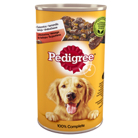 Pedigree Natvoer voor Volwassen Honden met Rundvlees Jell-O 6x1200g