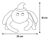 Flamingo Halloween speeltje voor honden Oranje spin