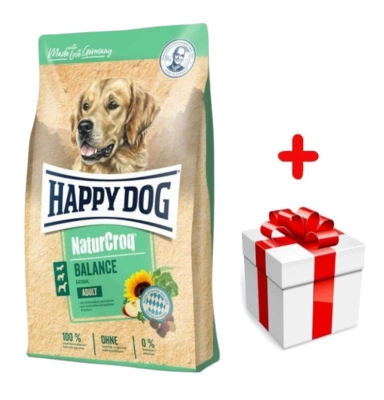 Happy Dog NaturCroq Adult Balance 15kg + GRATIS een verrassing voor je hond!
