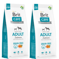 BRIT CARE Graanvrij Adult Zalm 2x12kg 