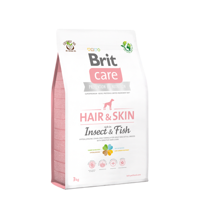 BRIT CARE Dog Hair & Skin Insect & Fish 3kg