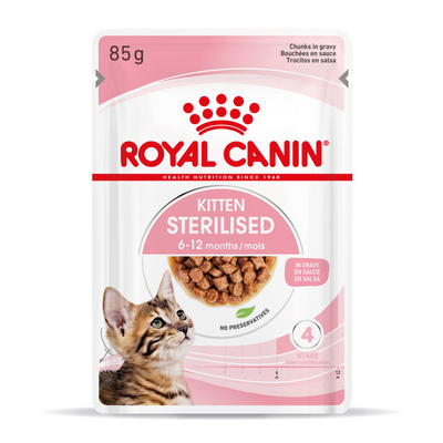 ROYAL CANIN Kitten Sterilised Sauce 12x85g 