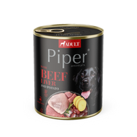 DOLINA NOTECI Piper voor honden met runderlever en aardappelen 6x800g