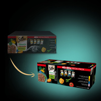 SHEBA Nature's Collection Flavour Selection 40x85 g - Complete natte voeding voor volwassen katten, in saus