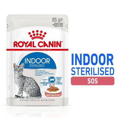 ROYAL CANIN Indoor Sterilised saus 12x85g