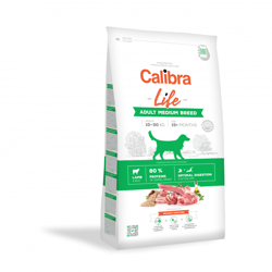 Calibra Hond Life Volwassen Medium Lam 12kg
