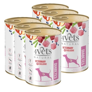 Dolina Noteci 4Vets Honden Diabetes 6x400g 
