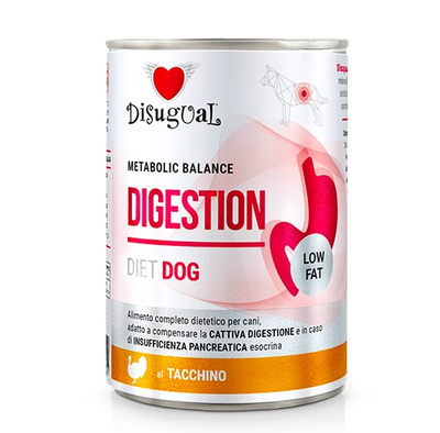 Disugual Veterinary natvoer voor honden DIGESTION kalkoen (volwassen) 12x400g