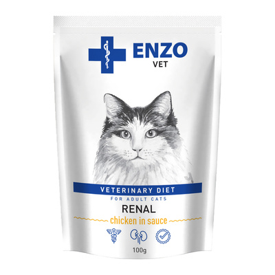 ENZO VET Renal met kip in saus voor katten 100g