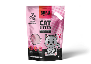 BUBU Huisdieren Siliconen niet-klonterende kattenbak Micro Roze 7,2l