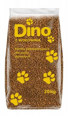 DINO Droogvoer voor honden met rund 20kg
