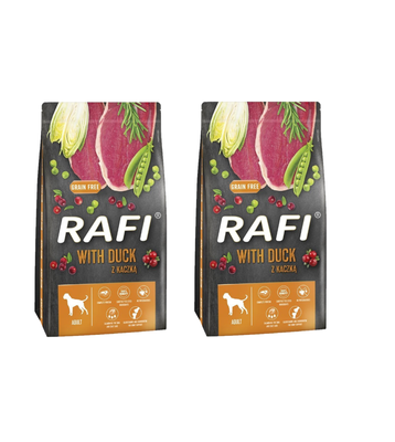 Dolina Noteci Rafi Droog Hondenvoer met Eend 2x10kg