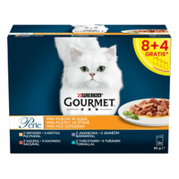 Purina Gourmet Perle Mini Filets Kattenvoer 12x85g