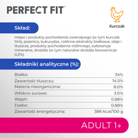 PERFECT FIT Adult 1+ met kip 7kg 