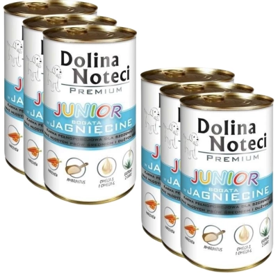 Dolina Noteci Premium Junior Rijk aan Lam 6x400g