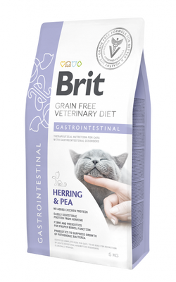 Brit Grain Free Veterinary Diet Katten Maag Darm Haring met Erwten 2kg