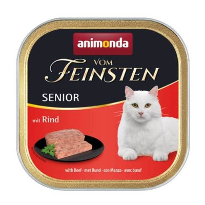 ANIMONDA Vom Feinsten Senior Kattensmaak: met rundvlees 100g