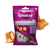 WHISKAS Relax & Relieve 45g kattensnoepje, met kip