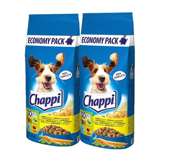 Chappi Droogvoer voor honden met gevogelte en groenten 2x13,5 kg 