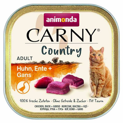 ANIMONDA Carny Country Adult Kip, Eend en Gans 100g 