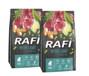 Dolina Noteci Rafi Junior Droogvoer voor Honden met Lam 2x10kg