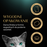 SHEBA Selection Select Slices Gevogelte Smaakzakjes 120x85 g + VERRASSING VOOR DE KAT