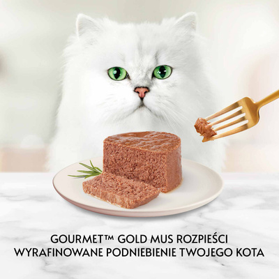 Purina Gourmet Gold Mousse met Rundvlees 85g