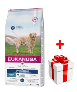 Eukanuba Daily Care Overweight Adult Dog 12kg + GRATIS een verrassing voor je hond!