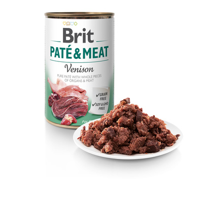 Brit Pate & Vlees Hertenvlees 12x400g