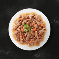 SHEBA blikje 400 g Nature's Collection - volledig natvoer voor volwassen katten, gevogeltecocktail met lever en visolie met wortelgarnituur, in saus