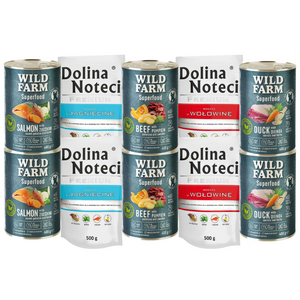 Dolina Noteci 4x500g + WILD FARM Superfood 6x400g Mix