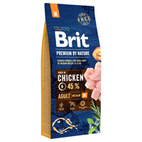 Brit Premium By Nature Adult M 8kg + GRATIS een verrassing voor je hond!