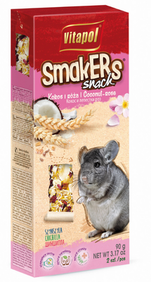 Vitapol Kolts voor chinchilla's Smakers Kokos en roos 2st
