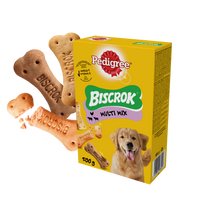 Pedigree Biscrok Cube Koekjes voor Volwassen Honden met Lam, Kip & Rund 500g