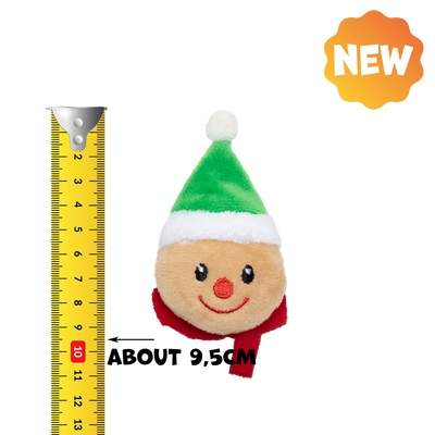 UNIQ PETS PLUS TOY PURRNIP katachtige peperkoekman hoofd met kattenkruid 7x6cm