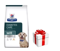 Hill's PD Prescription Diet Canine Diabetes Care w/d 10kg GRATIS een verrassing voor je hond!