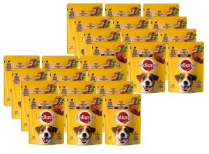Pedigree Natvoer voor Volwassenen met Kip & Groenten in Saus 12x100g