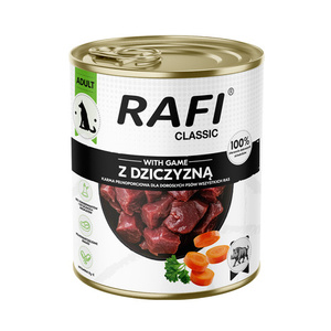 DOLINA NOTECI Nat hondenvoer Rafi Classic met wild 800g