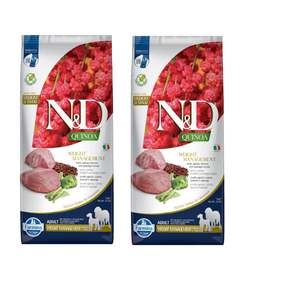 Farmina N&D Quinoa Canine Weight Management Lam 2x7kg