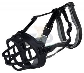 TRIXIE Muzzle Flex muilkorf, silicone, S, zwart