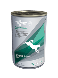 TROVET WRD Weight & Diabetic voor honden blik 400g