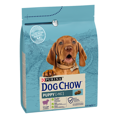 Purina Dog Chow Puppy met lam 2,5 kg