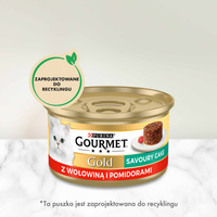 Purina Gourmet Gold Rundvlees Tomaat 85g