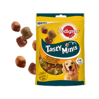 Pedigree Tasty Bites Chewy Cubes Kip en Eend hondensnack 130g